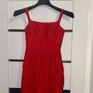 Elegant Red Women's Dress